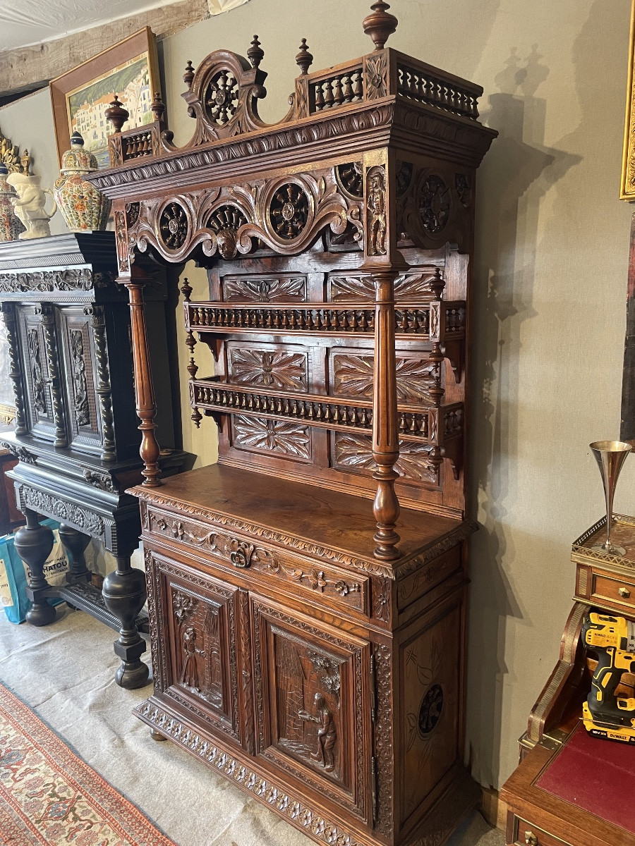 Breton Oak Dresser, Circa 1900-photo-2