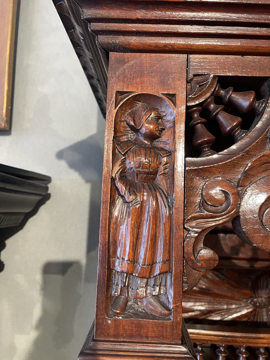 Breton Oak Dresser, Circa 1900-photo-5