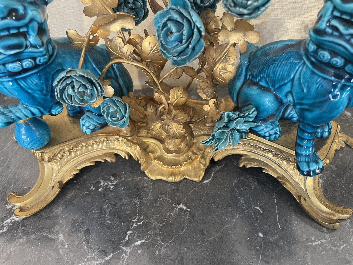 Crystal Staircase In Bronze And Porcelain-photo-4