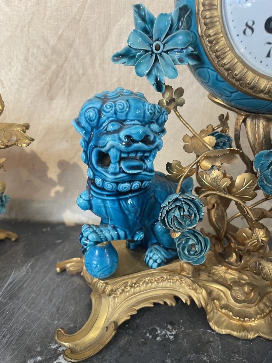Crystal Staircase In Bronze And Porcelain-photo-7