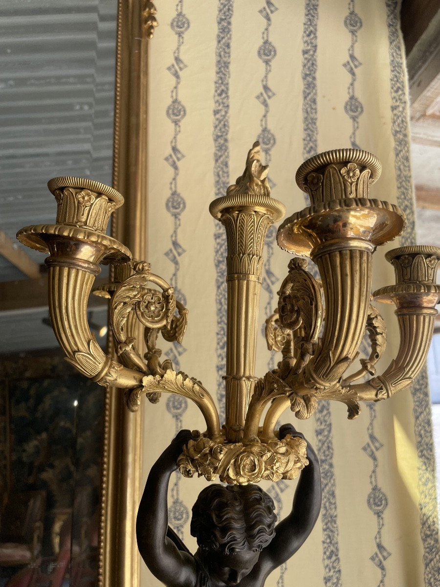 Empire Period Upholstery (1815) Depicting Psyche And Love-photo-4
