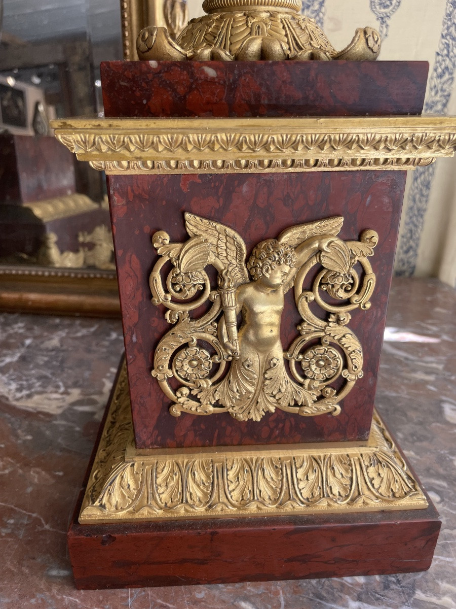 Empire Period Upholstery (1815) Depicting Psyche And Love-photo-2