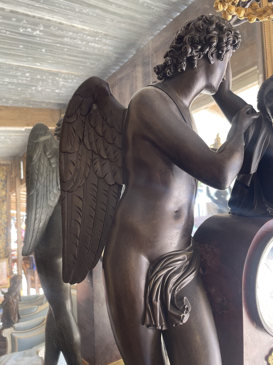 Empire Period Upholstery (1815) Depicting Psyche And Love-photo-7