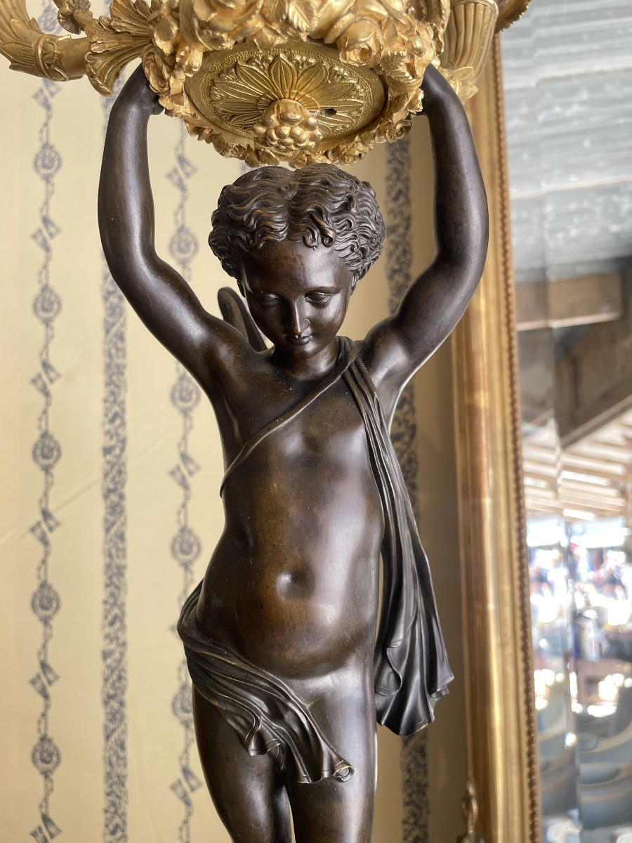 Empire Period Upholstery (1815) Depicting Psyche And Love-photo-8