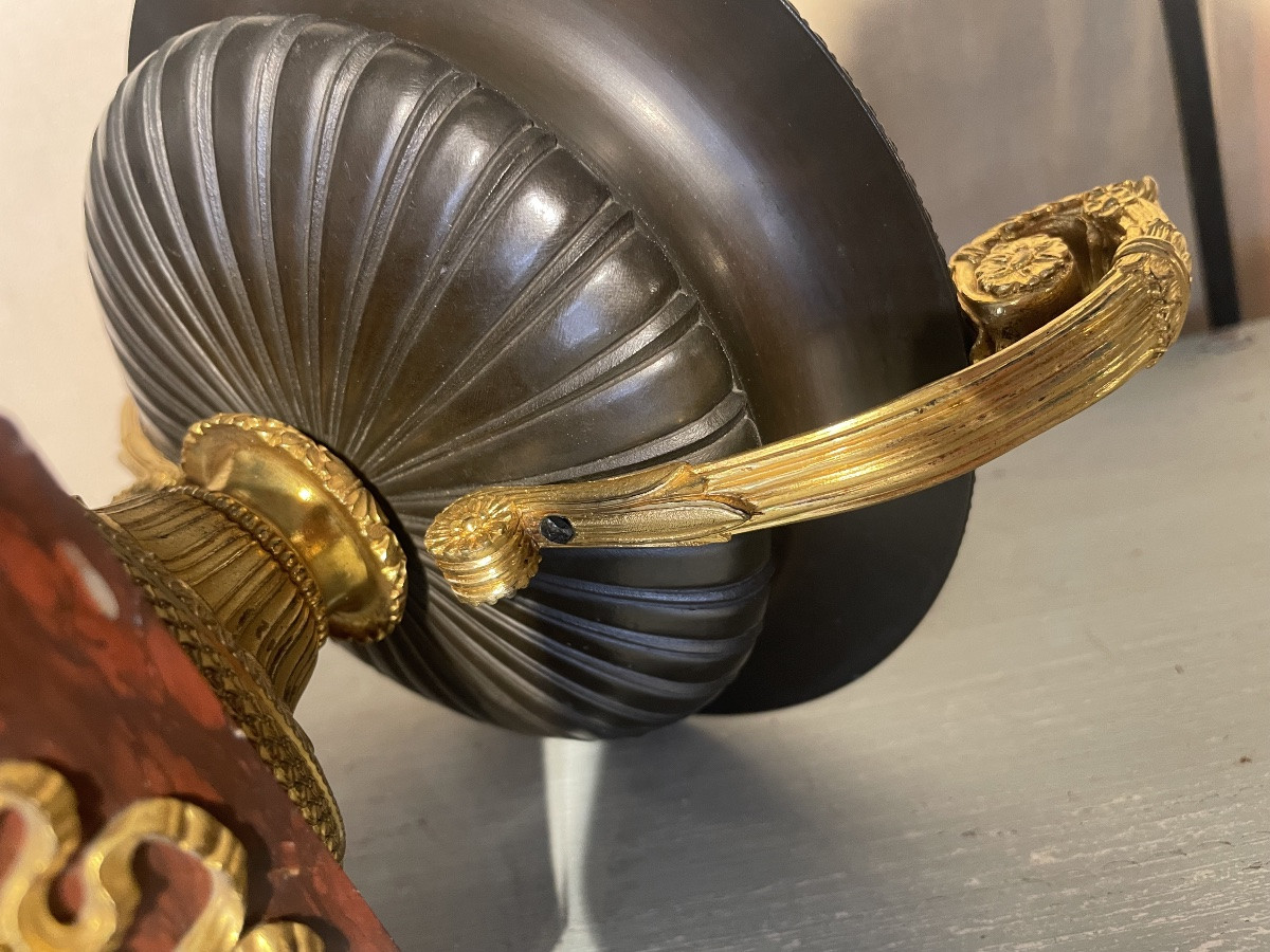 Pair Of Restoration-era Cassolettes-photo-5