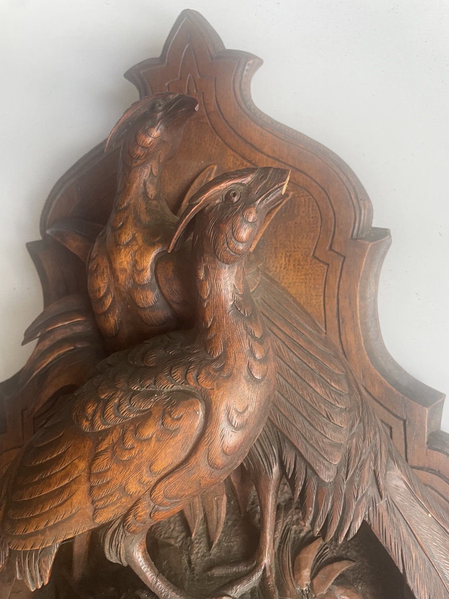 19th-century Black Forest Wall Clock -photo-2