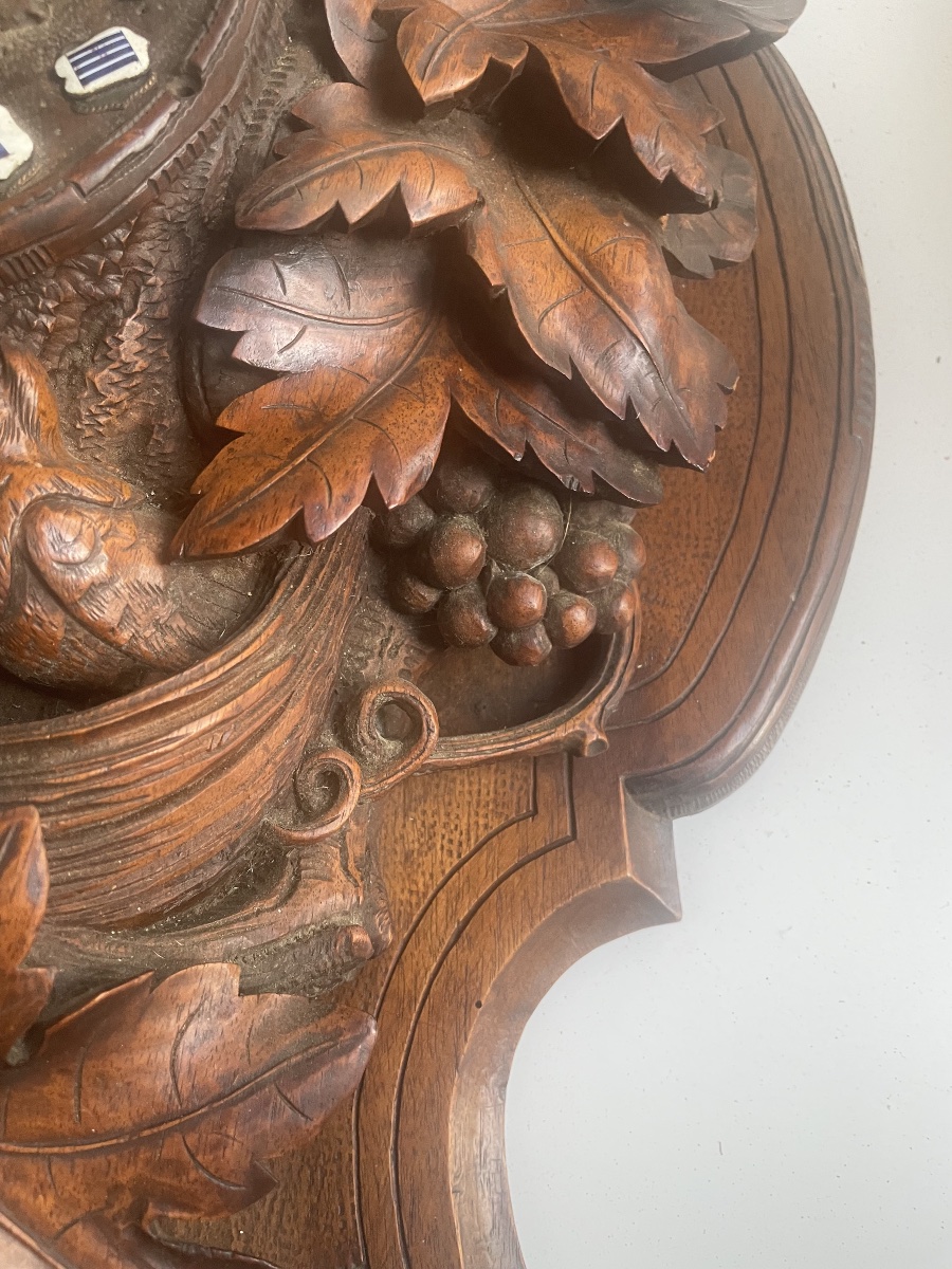 19th-century Black Forest Wall Clock -photo-3