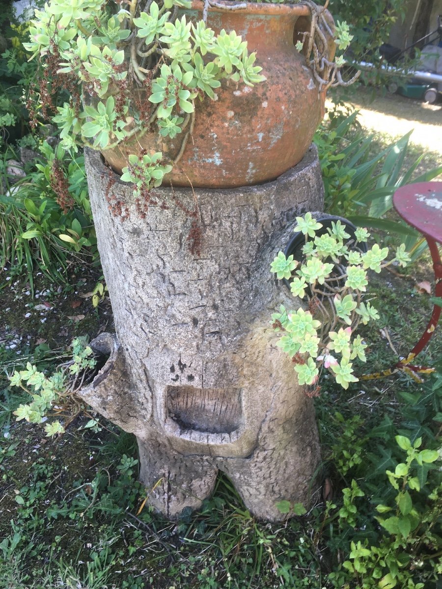 Pair Of Planters Around 1890 Work Of Rockworkers