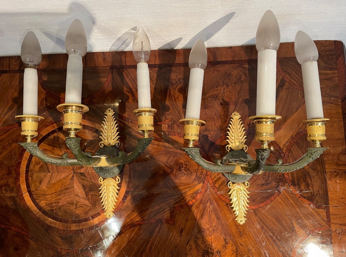 Pair Of Empire Period Sconces