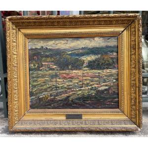 Oil On Panel Signed Maurice Vagh Weinman