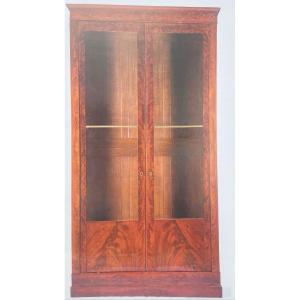 Mahogany Bookcase From Restoration Period 