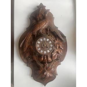 Pendule murale de la forêt noire époque 19 ème