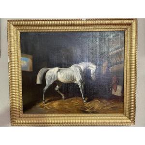 Oil On Canvas In The Style Of Alfred De Dreux