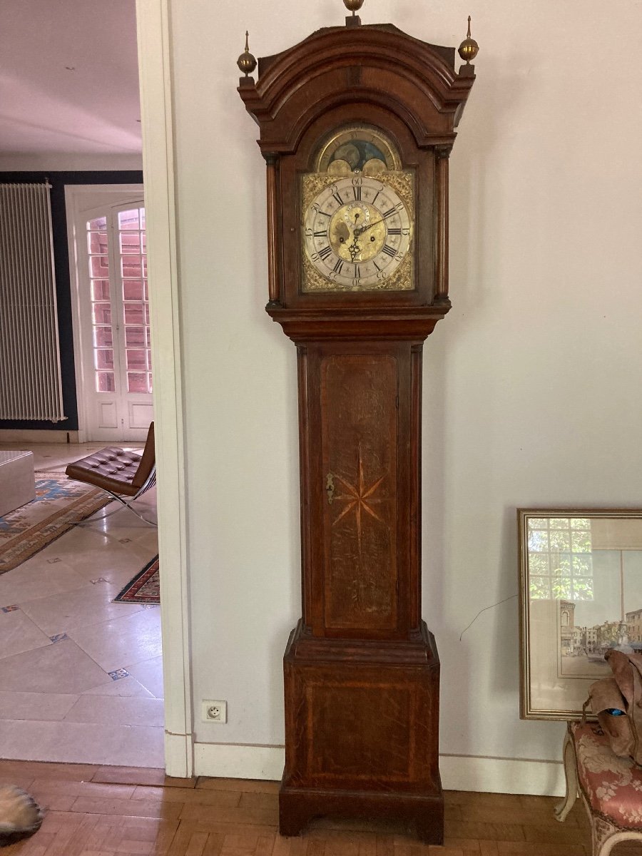 English Comtoise Clock By Samuel Shepley Stockport