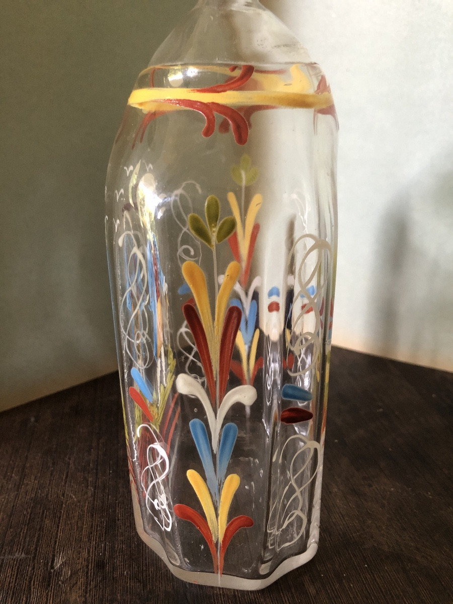 Bouteille à Décor De Gentilhomme 18 Eme Siècle -photo-3
