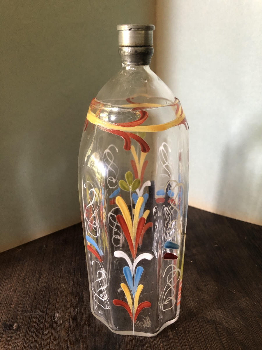 Bouteille à Décor De Gentilhomme 18 Eme Siècle -photo-1