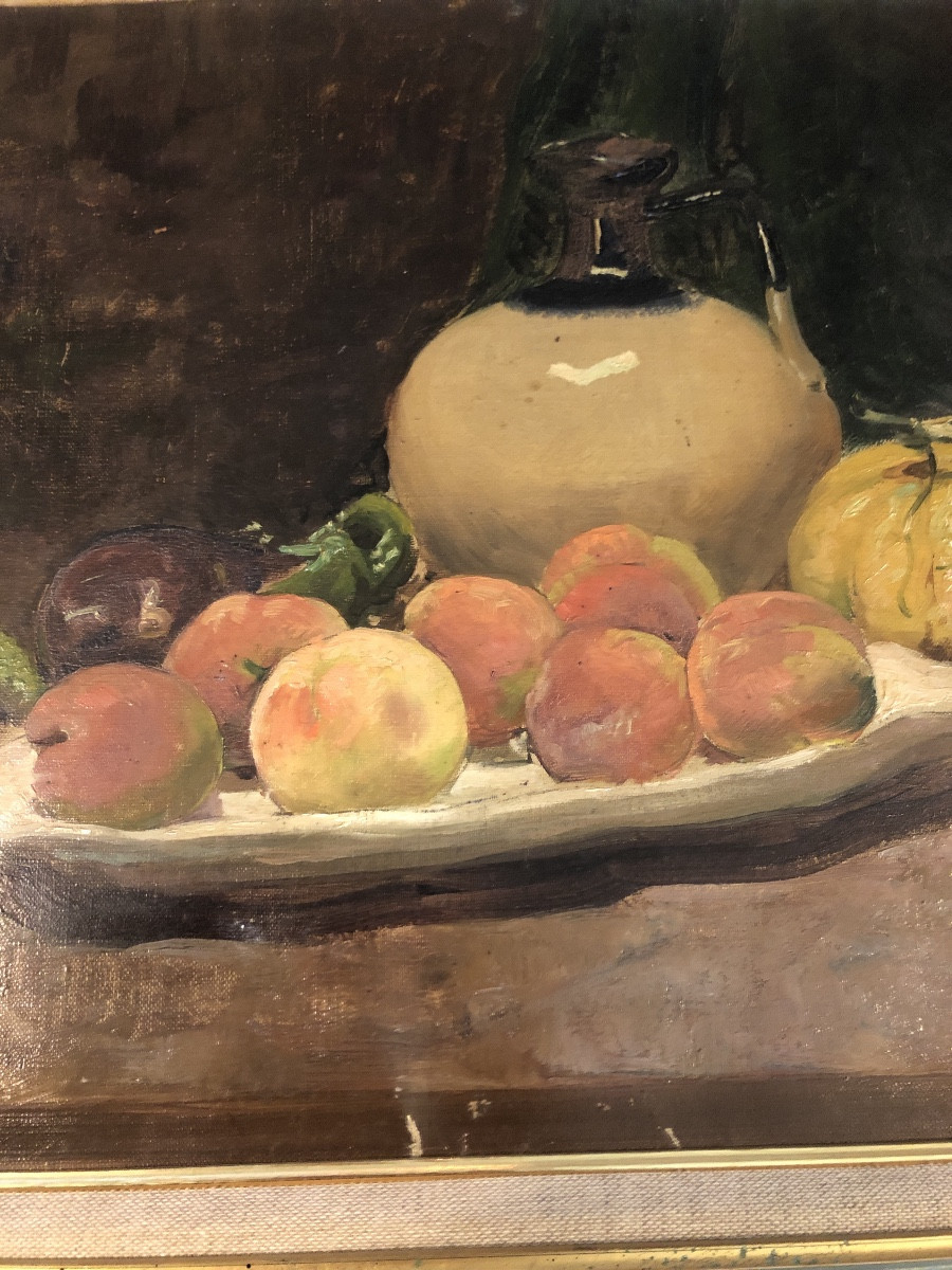 Tableau nature morte aux fruits-photo-3