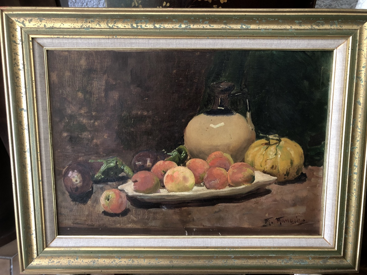 Tableau nature morte aux fruits