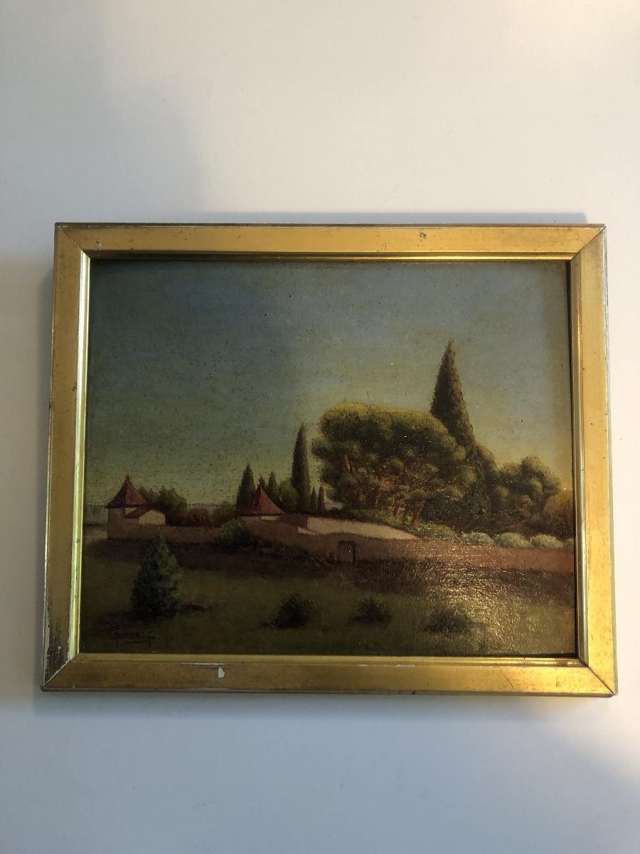 Tableau les jardins St eutrope à orange