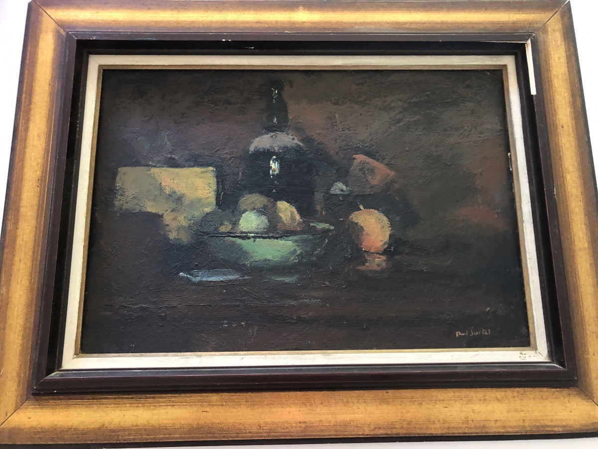 Tableau nature morte signé Paul surtel-photo-2