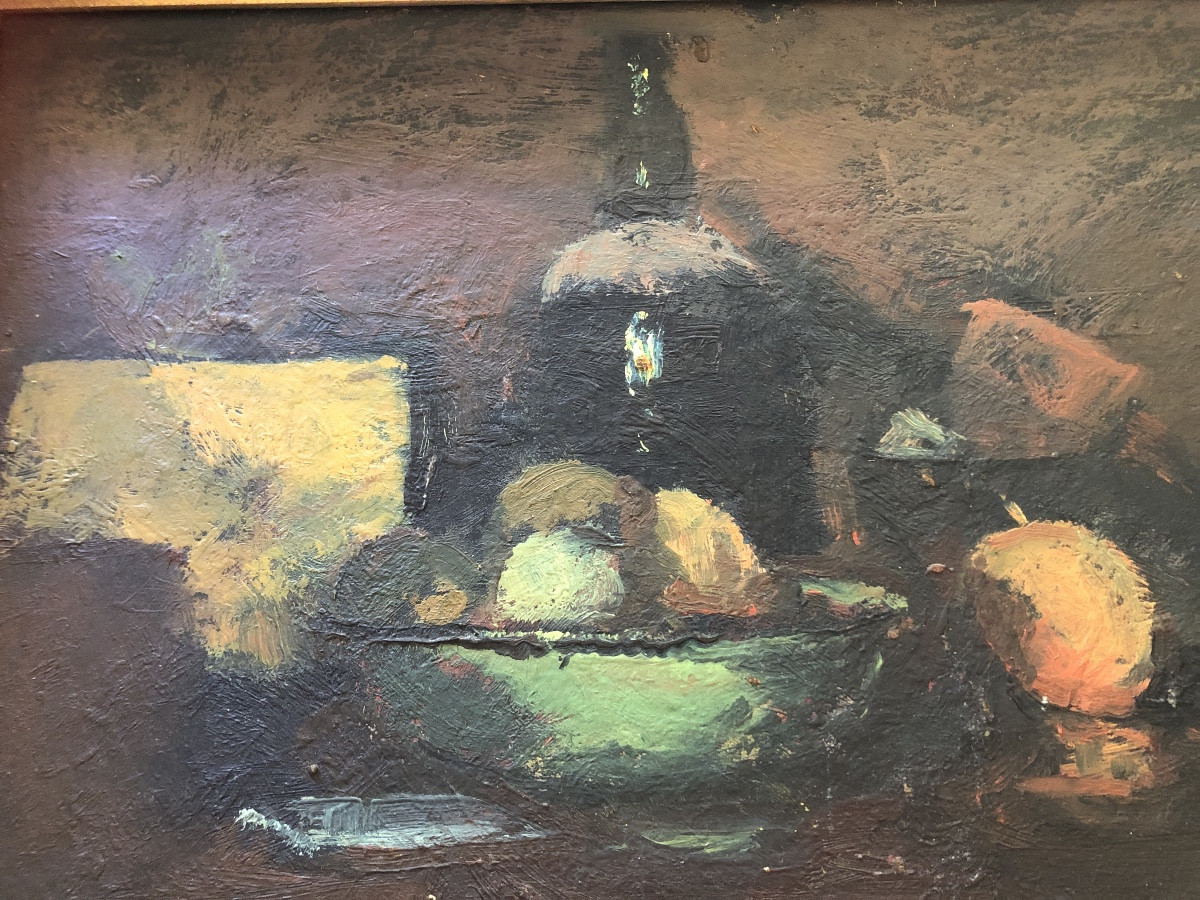 Tableau nature morte signé Paul surtel-photo-3