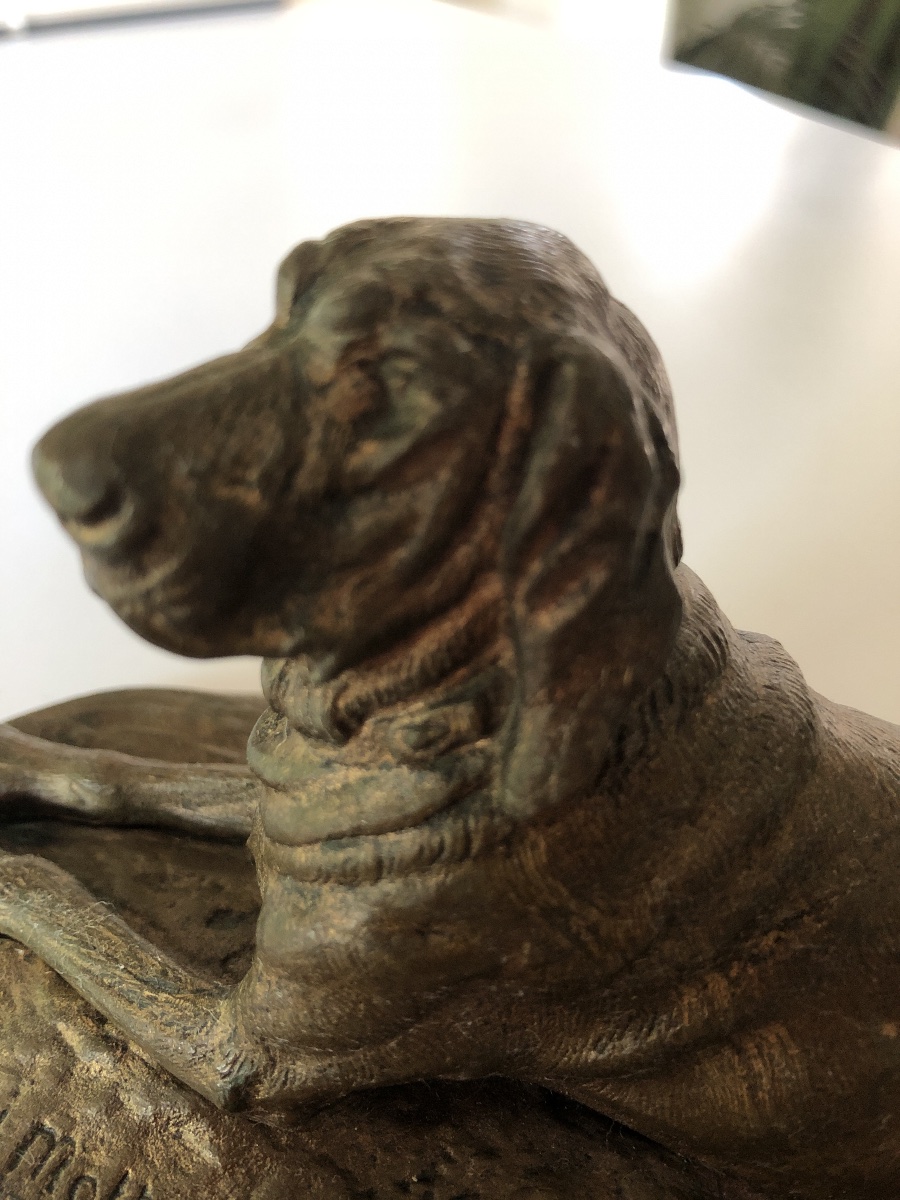Chien en bronze-photo-2