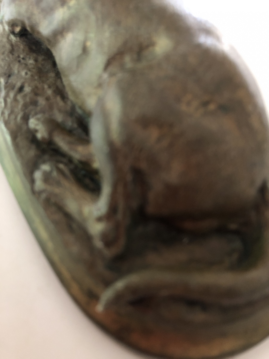 Chien en bronze-photo-3
