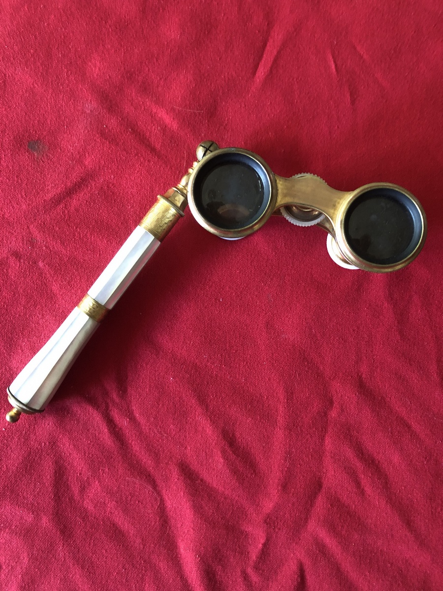 Brass And Mother-of-pearl Theater Binoculars  Niii-photo-2