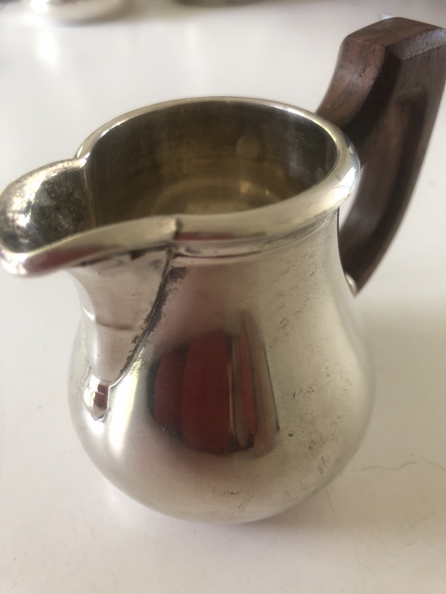 Three-piece Silver Tea Set By Puiforcat-photo-2