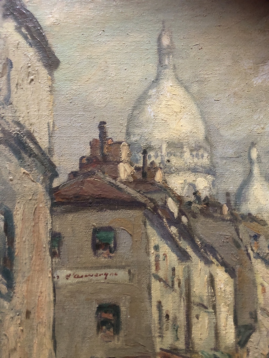 Tableau vieux Montmartre de Ludovic Signoux -photo-1