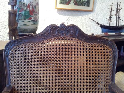 "armchair Regence" In Walnut Epoque XVIII--photo-3