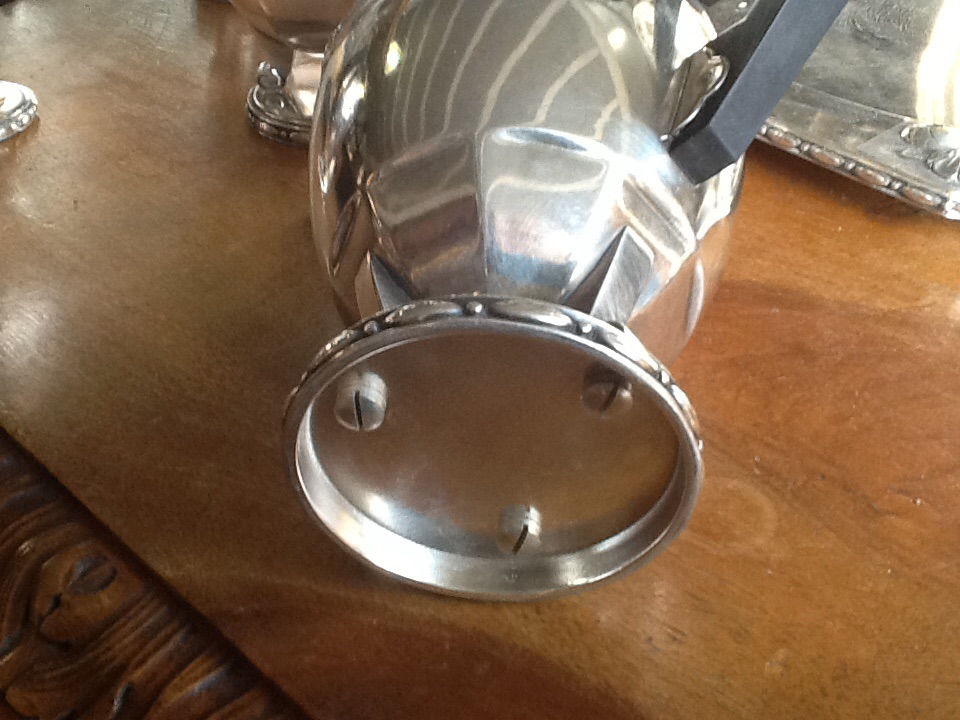 Coffee Service And The Silver Metal Artdeco-photo-4