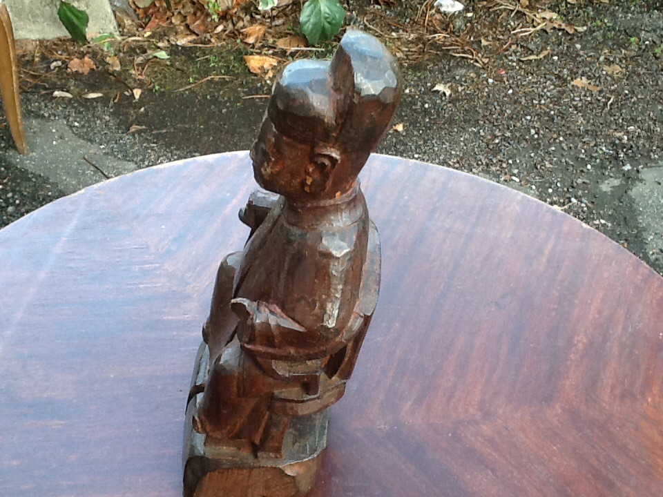 Chinese Dignitary Wood Sculpture19 Eme-photo-2
