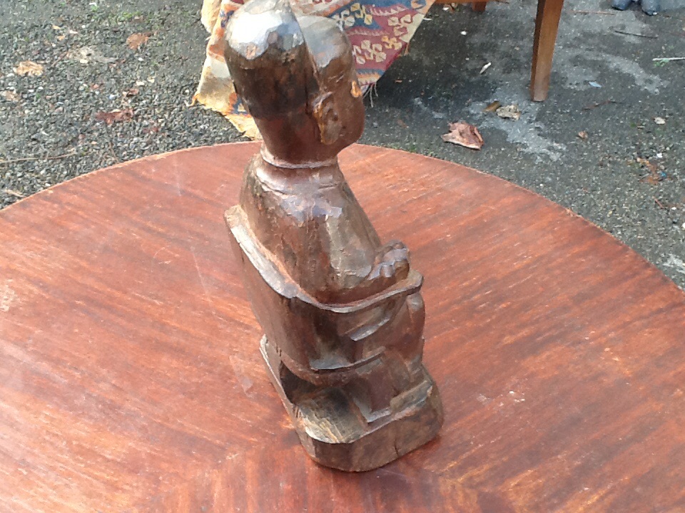 Chinese Dignitary Wood Sculpture19 Eme-photo-4