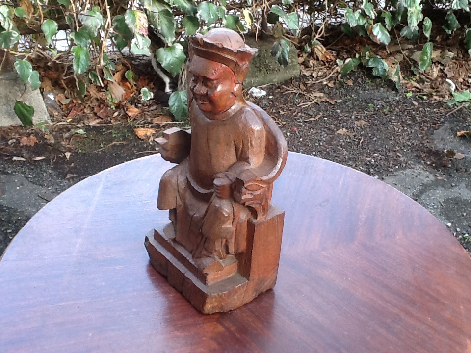 Chinese Dignitary Sculpture 19 Eme-photo-2