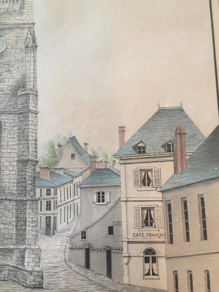 Drawing Notre Dame De Bressuire-photo-3