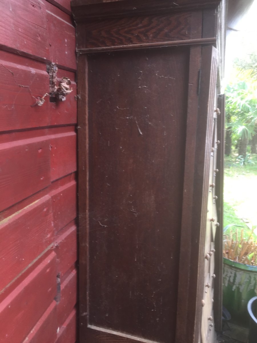 Meuble De Notaire à Trente Casiers Bois Fin 19 Eme Siecle-photo-1