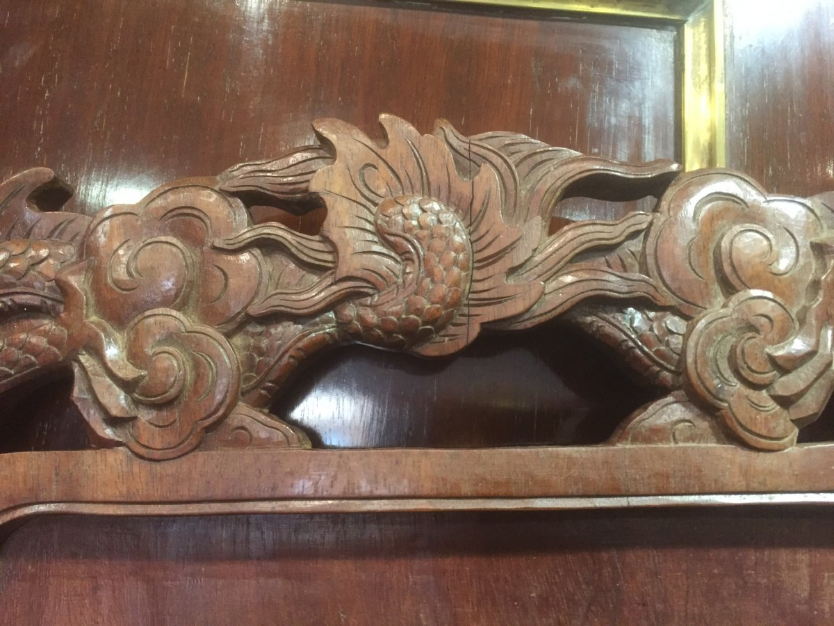 Rosewood Tray Decor From Indochina Dragon-photo-4