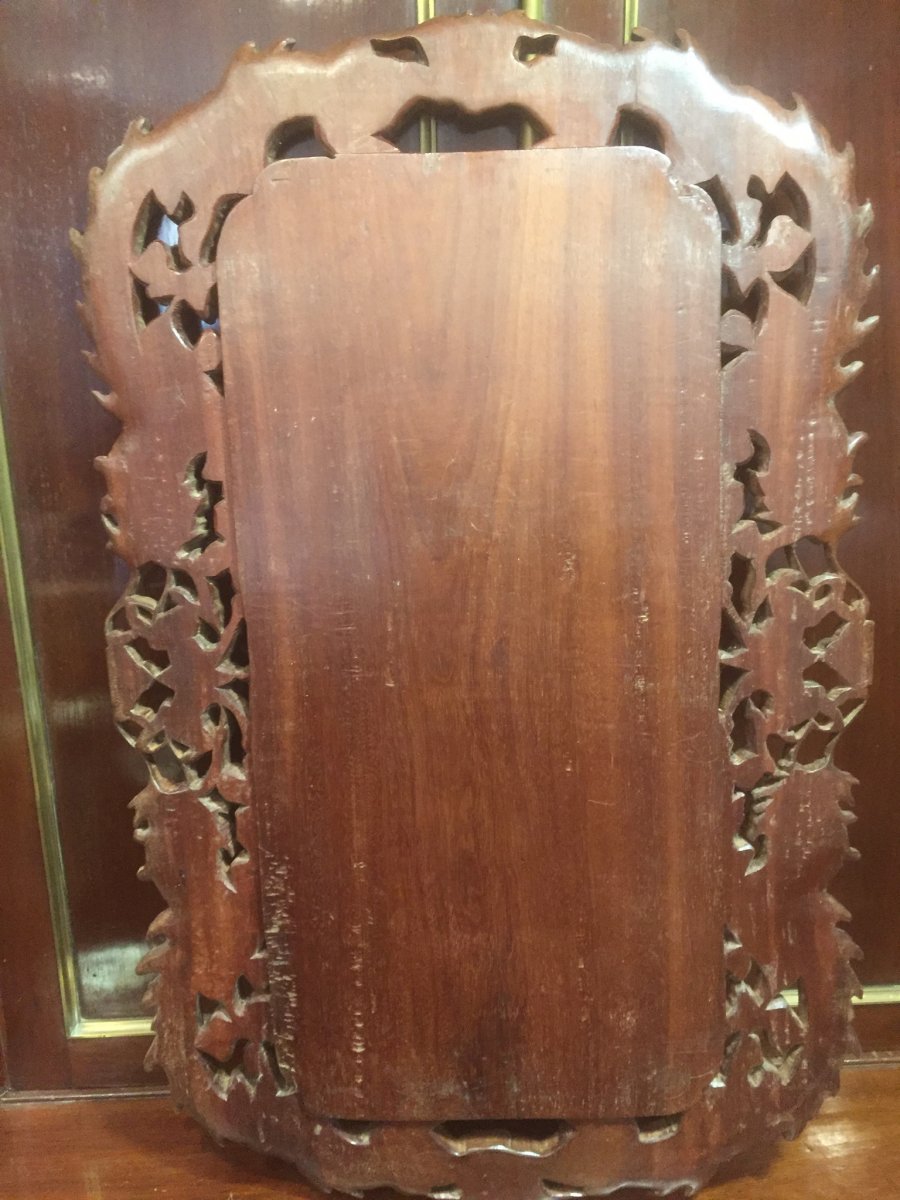 Rosewood Tray Decor From Indochina Dragon-photo-3