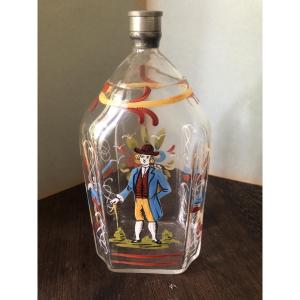 Bouteille à Décor De Gentilhomme 18 Eme Siècle 