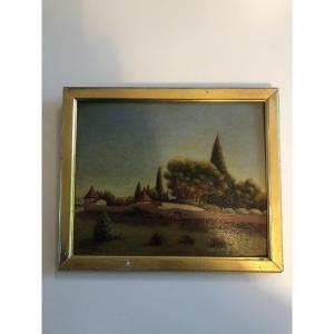 Tableau les jardins St eutrope à orange