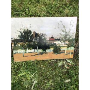 Tableau paysage signé Fontanarosa 