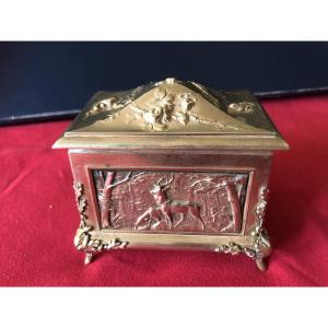 Bronze Box Decorated With Wild Animals