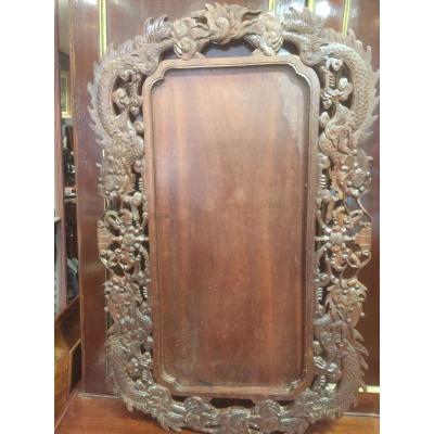 Rosewood Tray Decor From Indochina Dragon