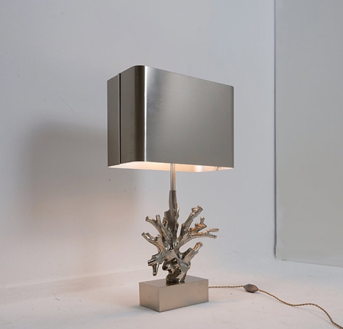 Lampe De Table "corail Maison Charles - 1970-photo-4