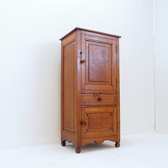 Meuble d'Appoint Vintage En Bois - Années 1950-photo-3