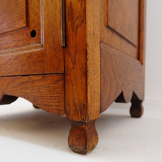 Meuble d'Appoint Vintage En Bois - Années 1950-photo-6