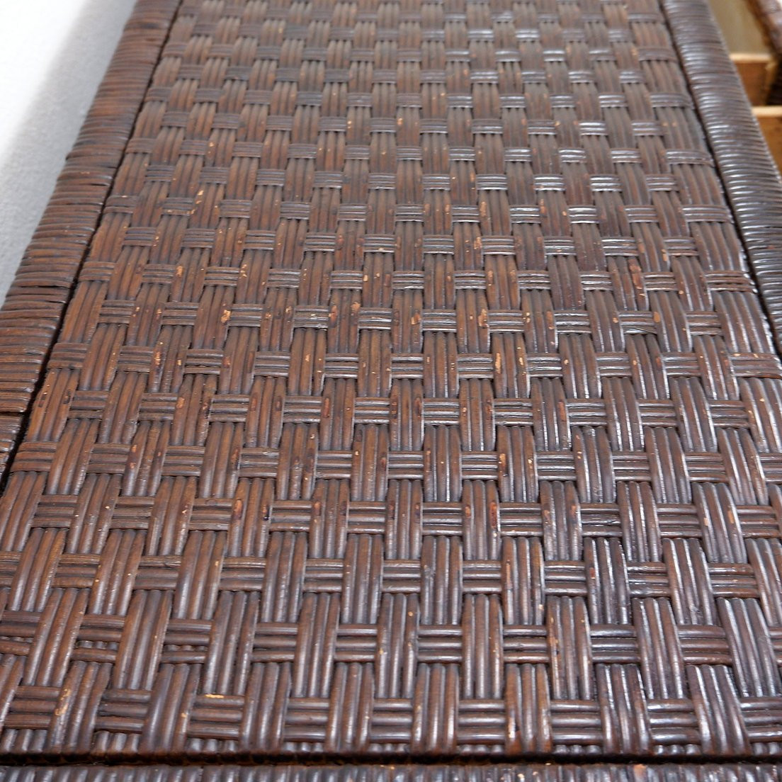 Vintage Coastal Woven Rattan Chest Of Drawers-photo-4