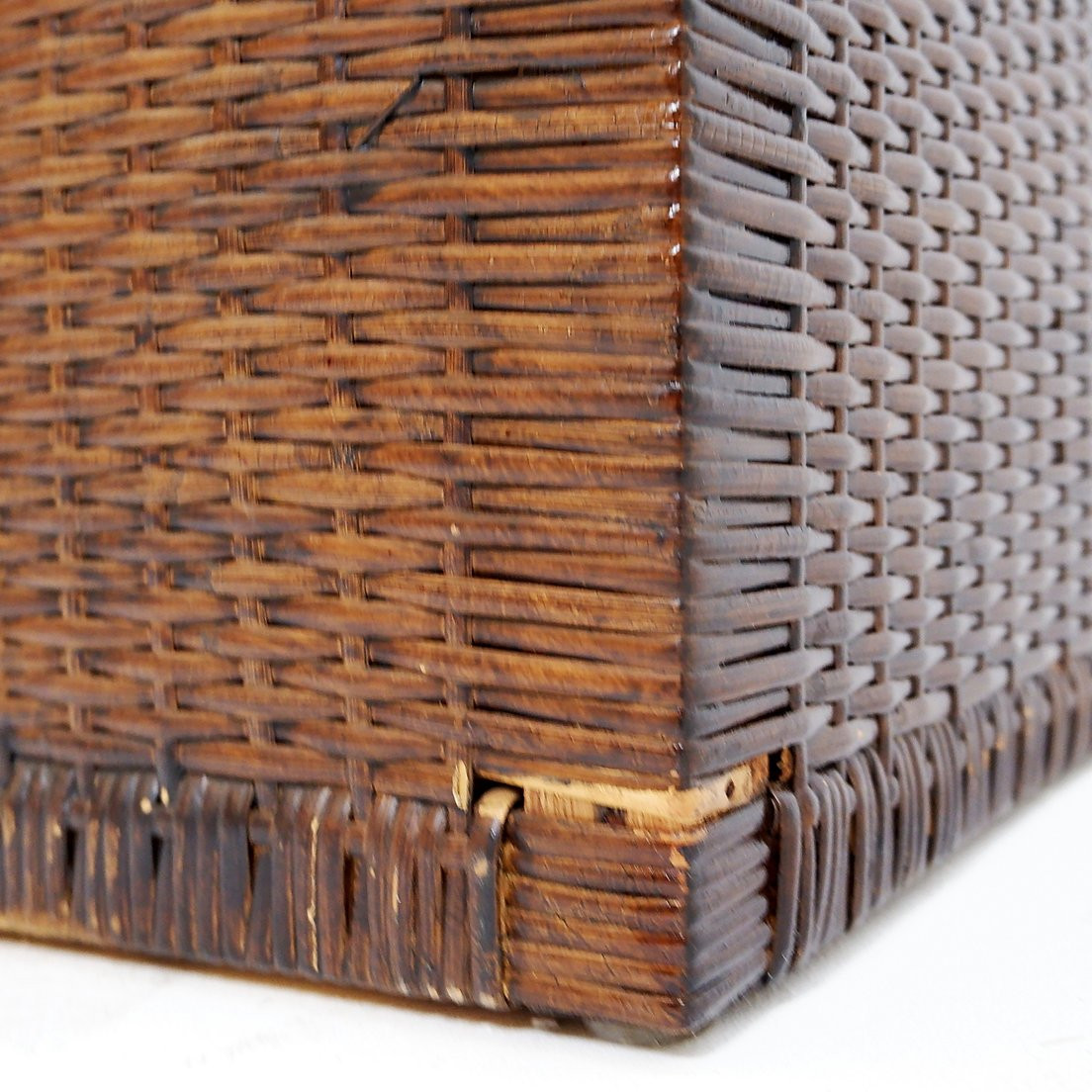 Vintage Coastal Woven Rattan Chest Of Drawers-photo-6