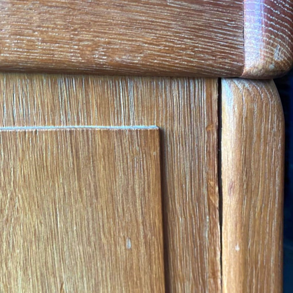 Solid Wood Chest Of Drawers In Pierre Chapo Style - 1960s-photo-1